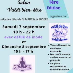 Rendez-vous à la 1ère édition du Salon Valdi’Bien-être