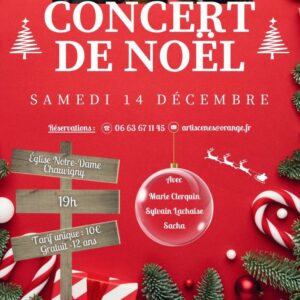 Lire la suite à propos de l’article LE CONCERT DE NOËL VOUS ATTEND à CHAUVIGNY