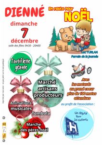 EN ROUTE POUR NOËL A DIÉNNÉ , PROJET TÉLÉTHON POUR LES ÉLÈVES DE GÉRARD PHILIPE ET MAMAN DISAIT TOUJOURS  !!!